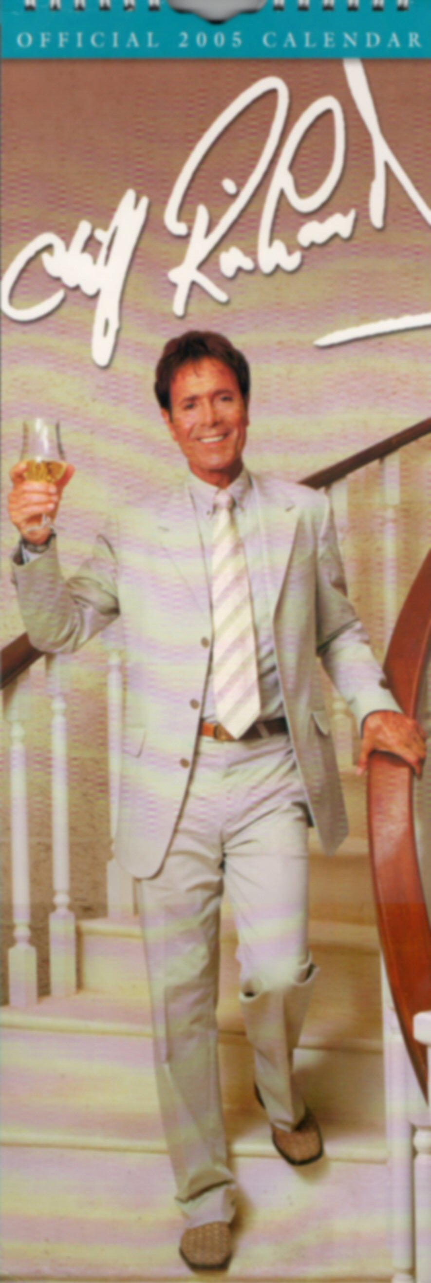 Official Cliff Richard Slim Calendar 2005