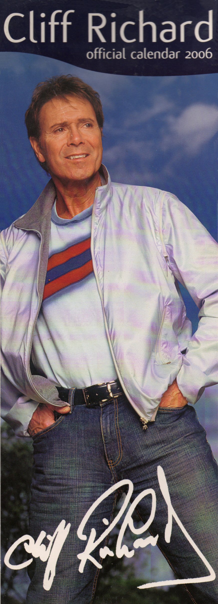 Official Cliff Richard Slim Calendar 2006