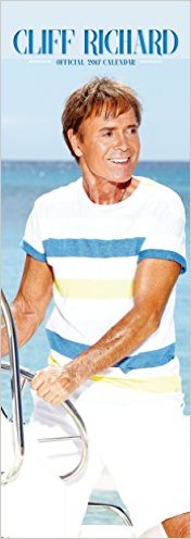Official Cliff Richard Slim Calendar 2017