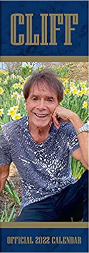 Official Cliff Richard Slim Calendar 2022