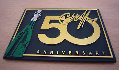 50th Anniversary  Fridge Magnet